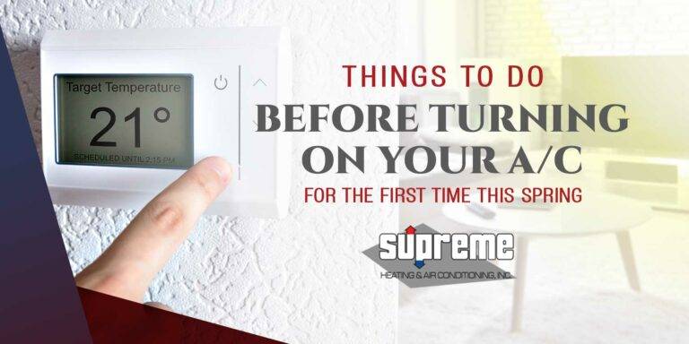 Things to Do Before Turning On Your A/C For the First Time This Spring