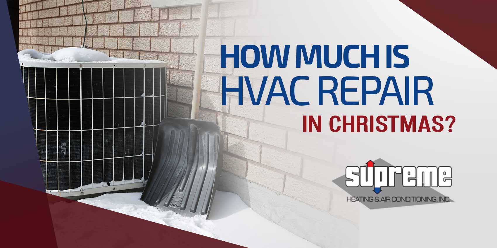 How Much is HVAC Repair at Christmas?